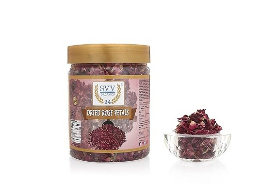 SVV24 Dried Rose Petal | Gulab Patti Dry for Pooja (Pack of 1-50g)