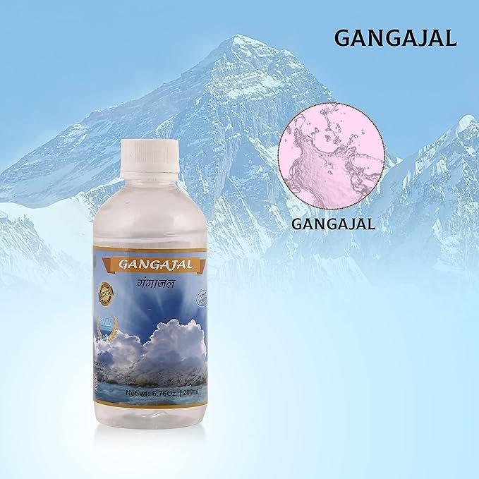 SVV24 Gangajal | Pure and Original Gangajal | Ganga Water | Gangajal from Har Ki Pauri (Pack of 1-200ml)