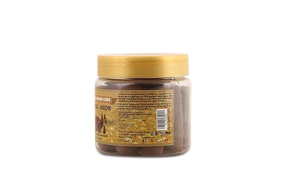 SVV24 Oudh Dhoop Cone Arabic Incense | Premium and Long Lasting Aroma Dhoop Cone for Puja | (Pack of 20 Cones)