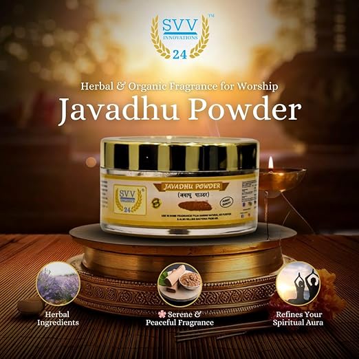 SVV24 Javadhu Powder | Herbal Javadhu Powder for Pooja | Long-Lasting Divine Aroma| Pack of 1-10g |