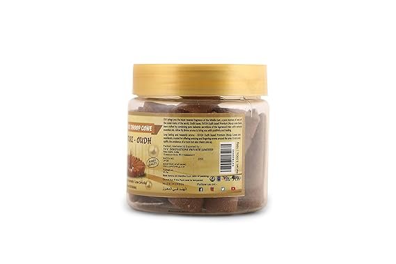 SVV24 Oudh Dhoop Cone Kasturi Incense | Premium and Long Lasting Aroma Dhoop Cone for Puja | (Pack of 20 Cones)