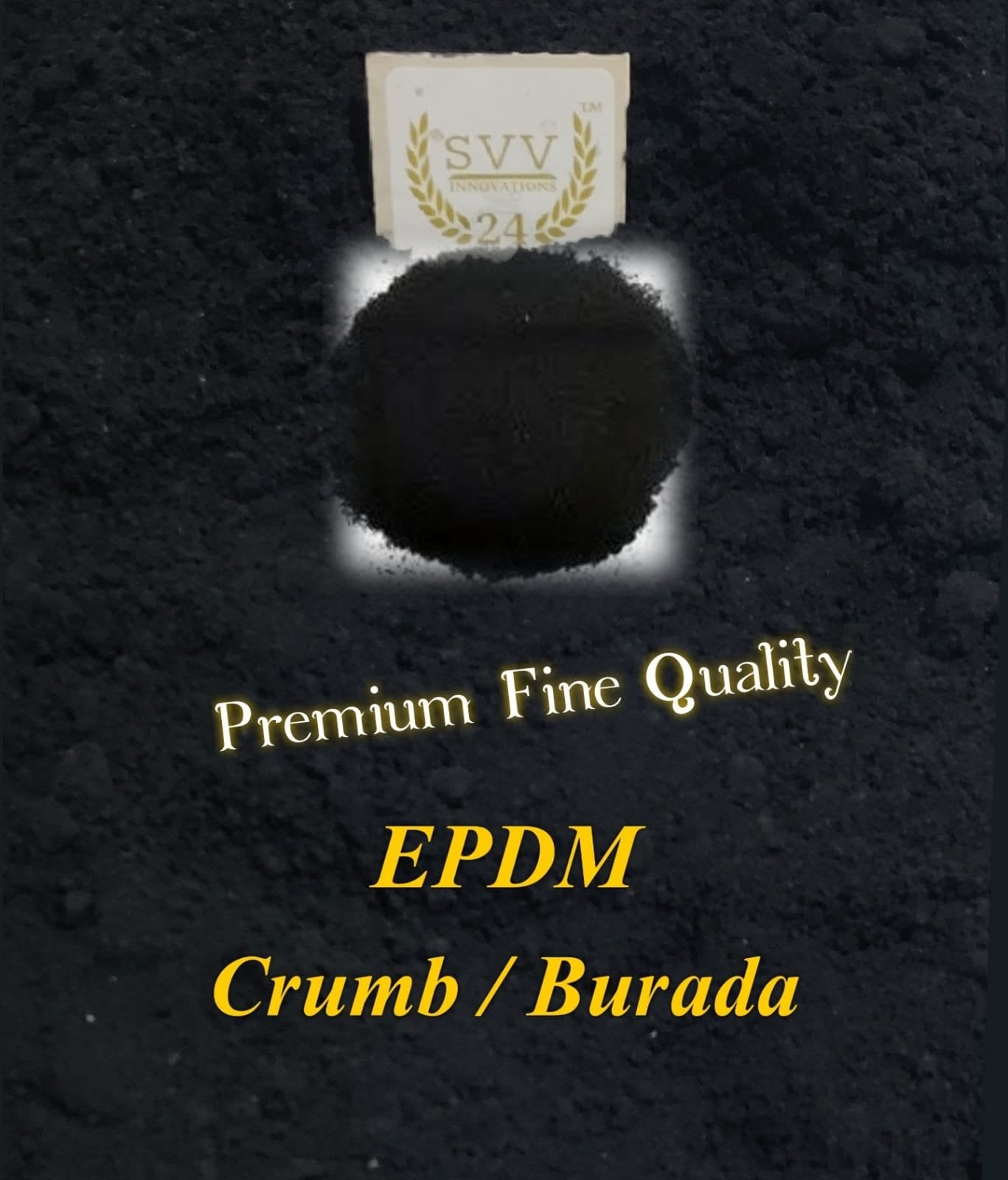 EPDM RUBBER CRUMB | Premium Quality | High Mesh | Pack of 40 kgs | Rubber Raw Material |SVV 24 |